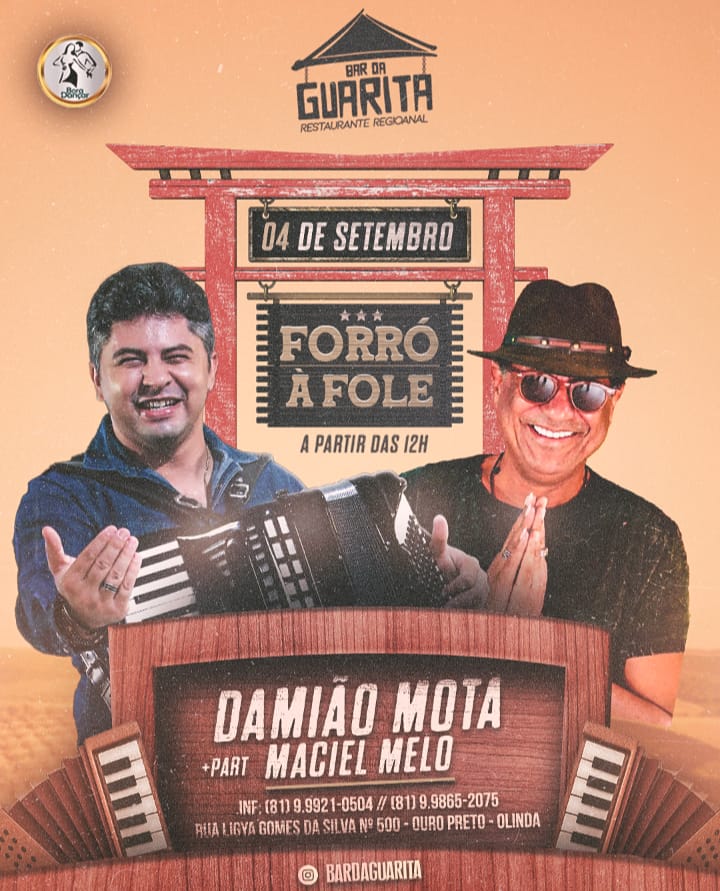 Bar da Guarita - Show com Damião Mota e Maciel Melo