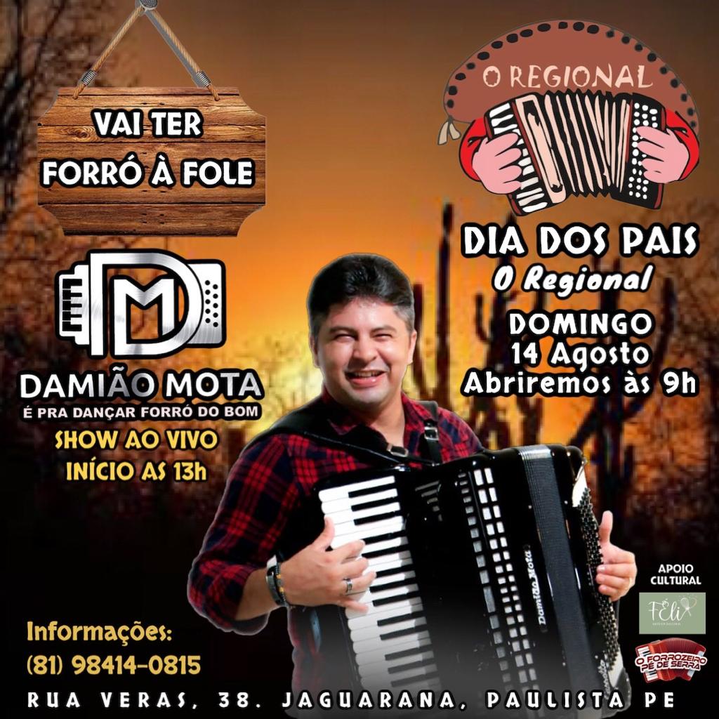 Forro à  Fole. Dia dos Pais no O Regional